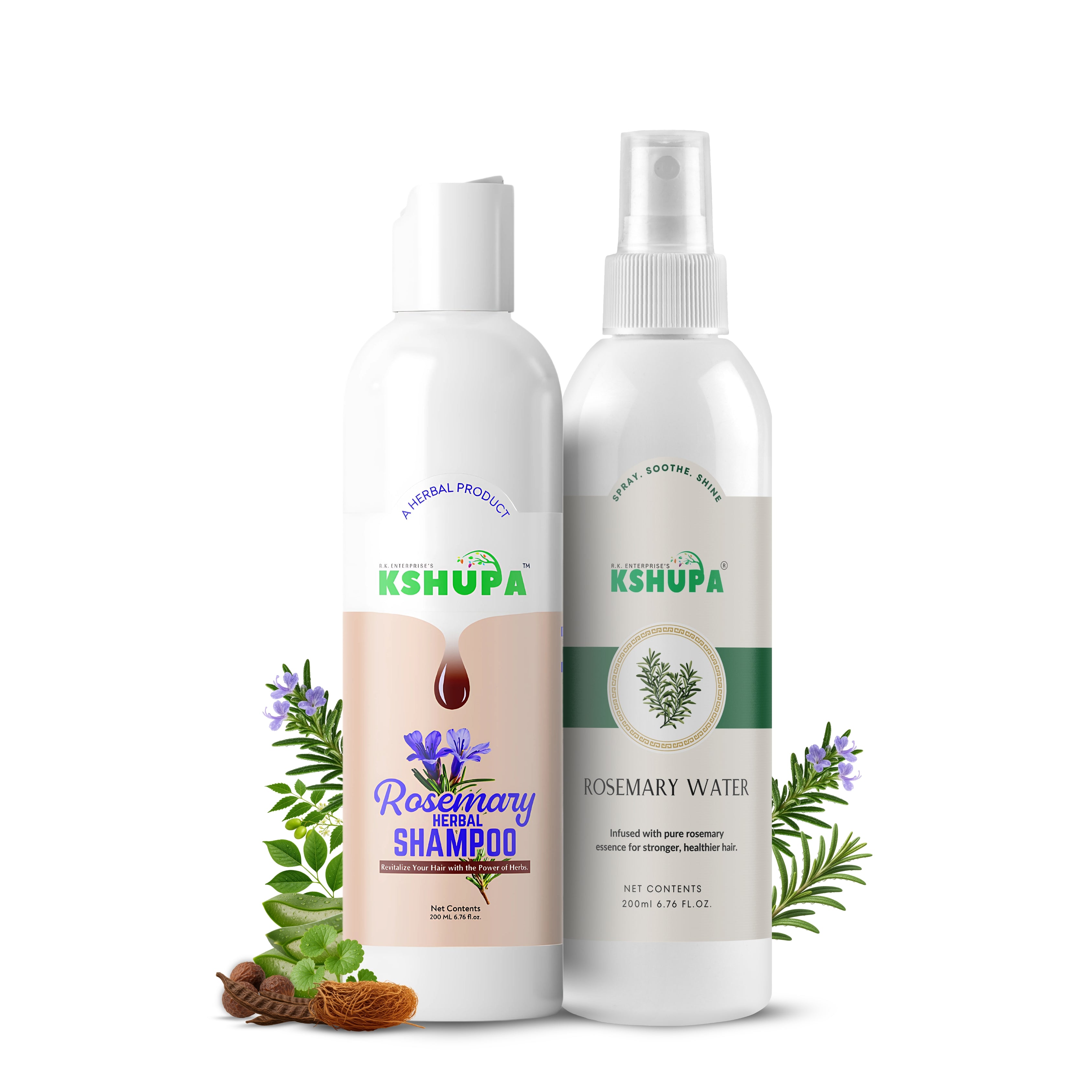 Hair Care Combo | Rosemary Water + Rosemary Shampoo