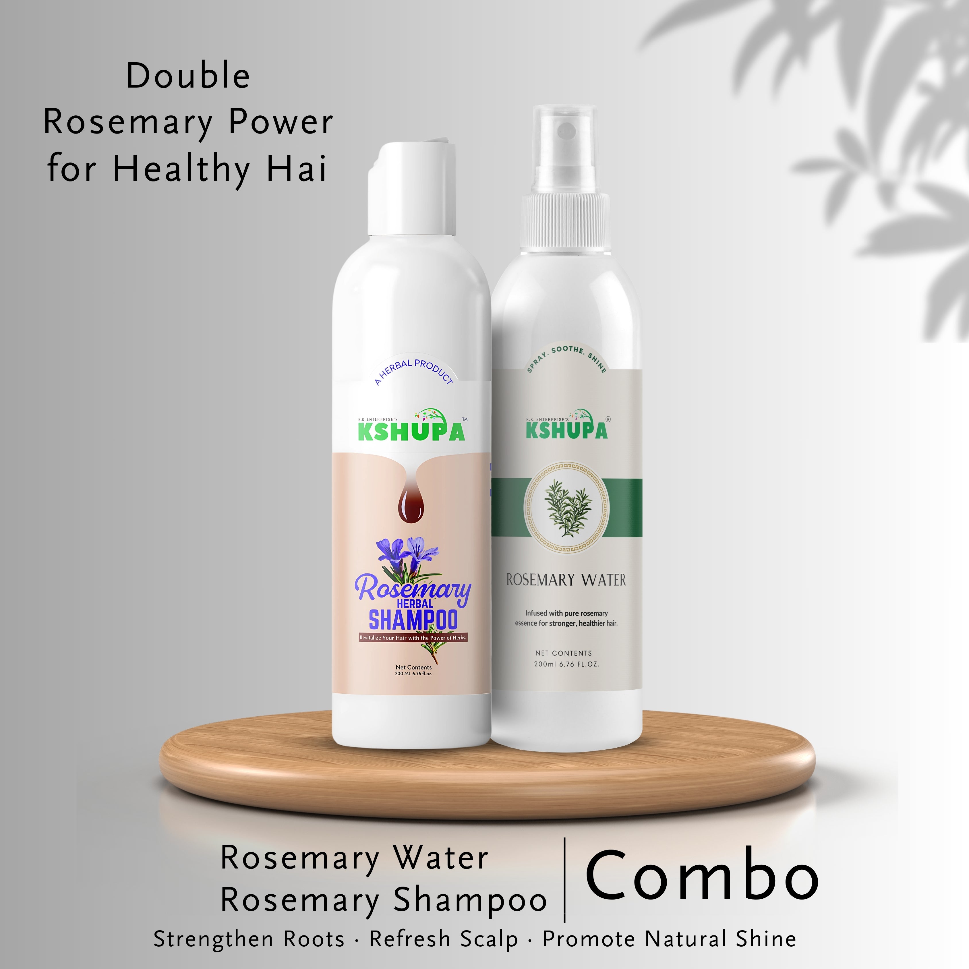 Hair Care Combo | Rosemary Water + Rosemary Shampoo