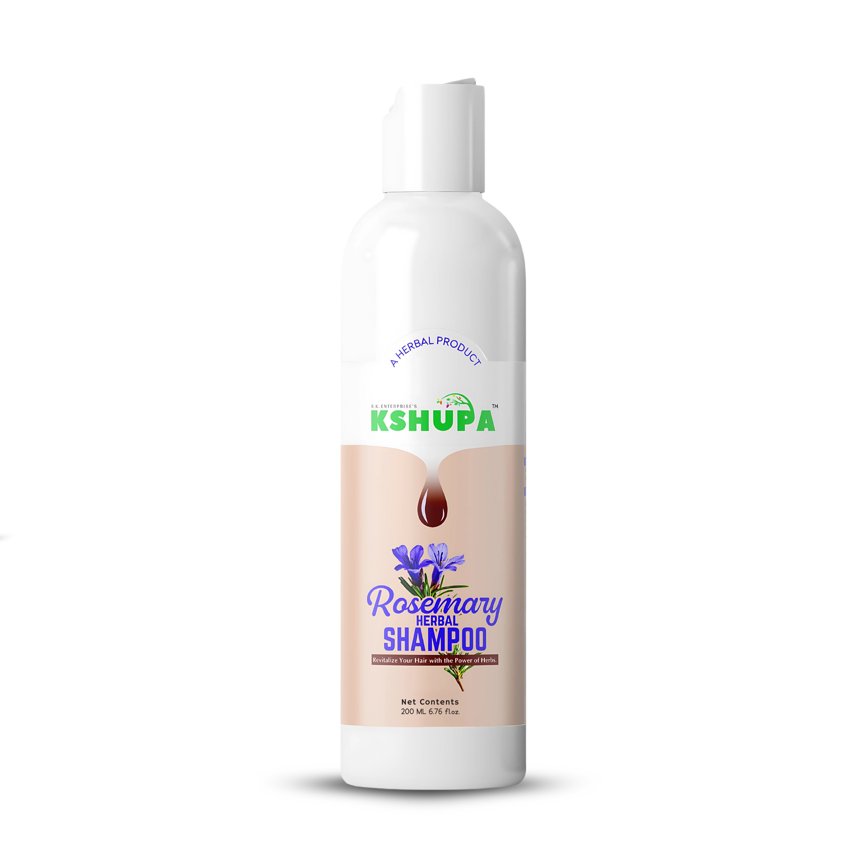Rosemary Herbal Shampoo | Sulfate-Free Hair Fall Care & Dandruff Control