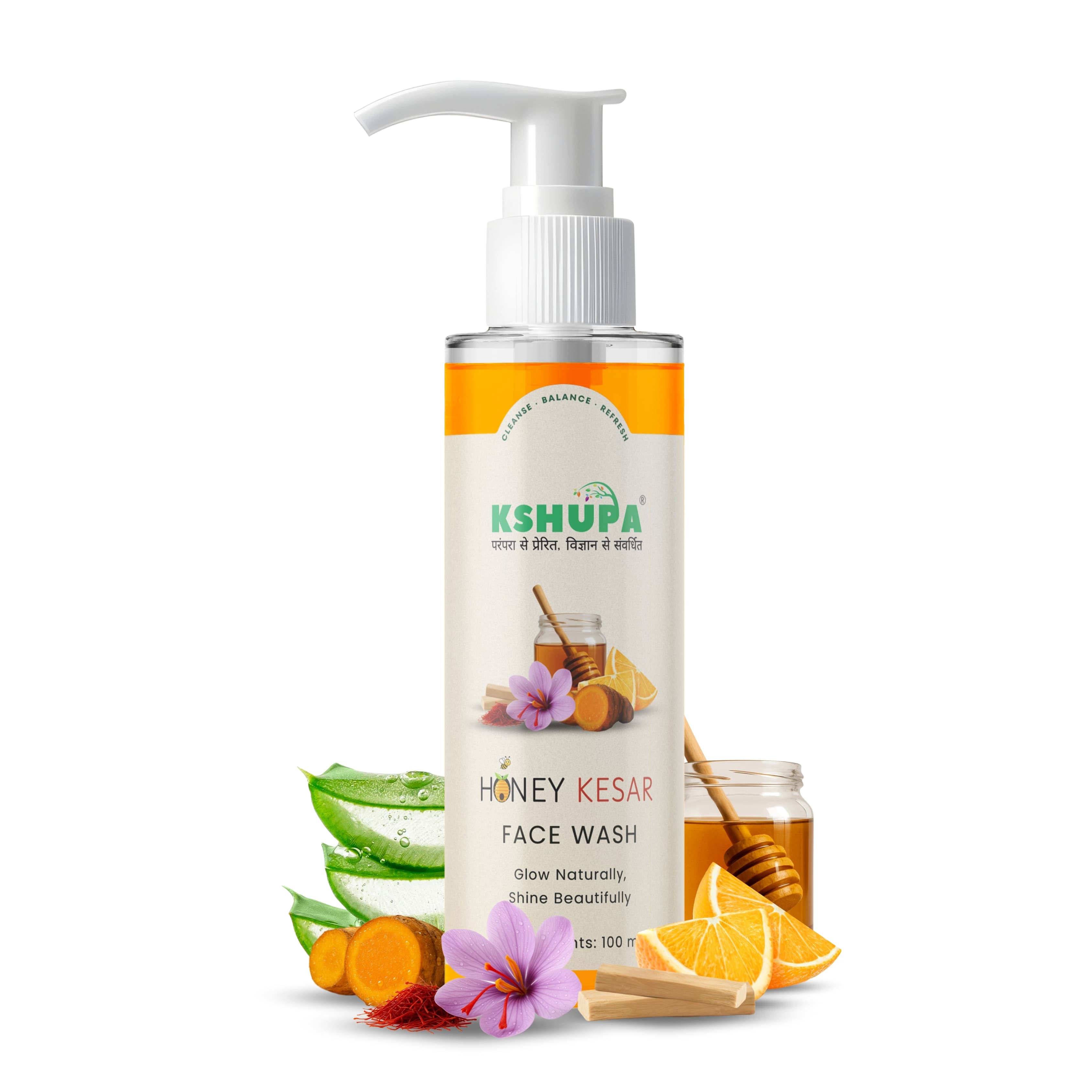 Honey Kesar Face Wash | Saffron & Honey for Glow