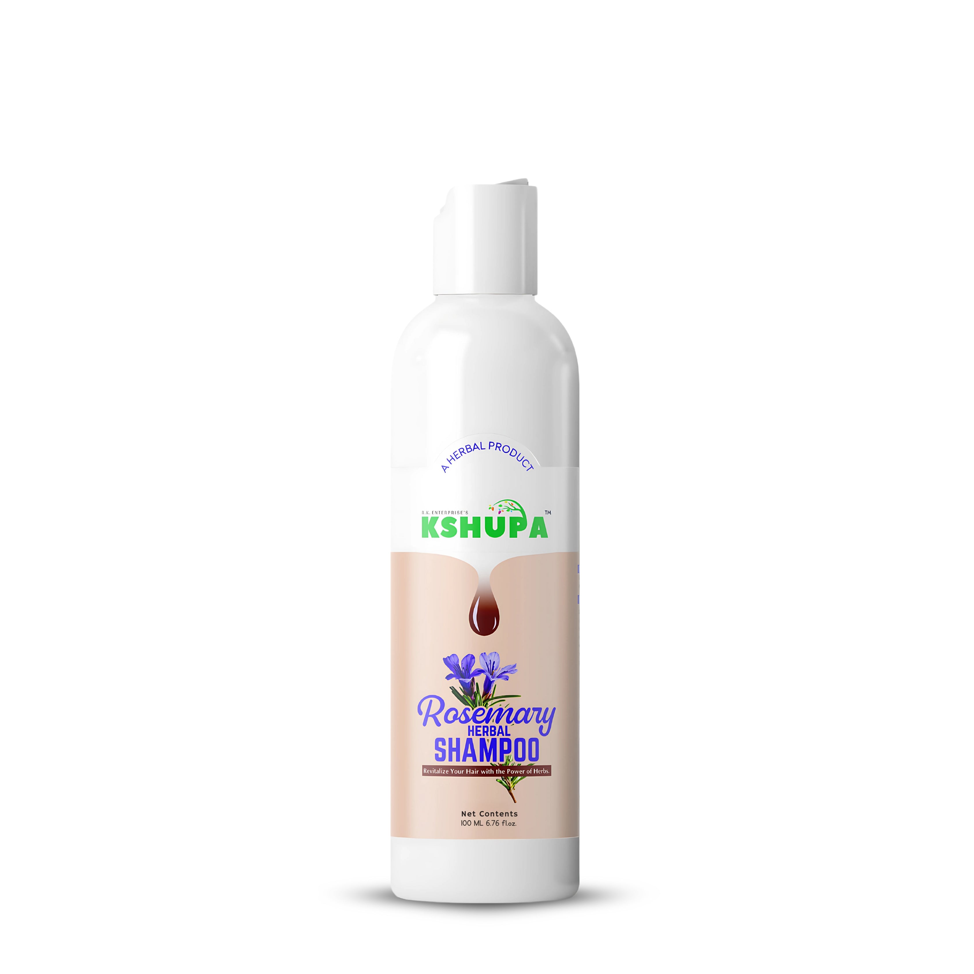 Rosemary Herbal Shampoo | Sulfate-Free Hair Fall Care & Dandruff Control