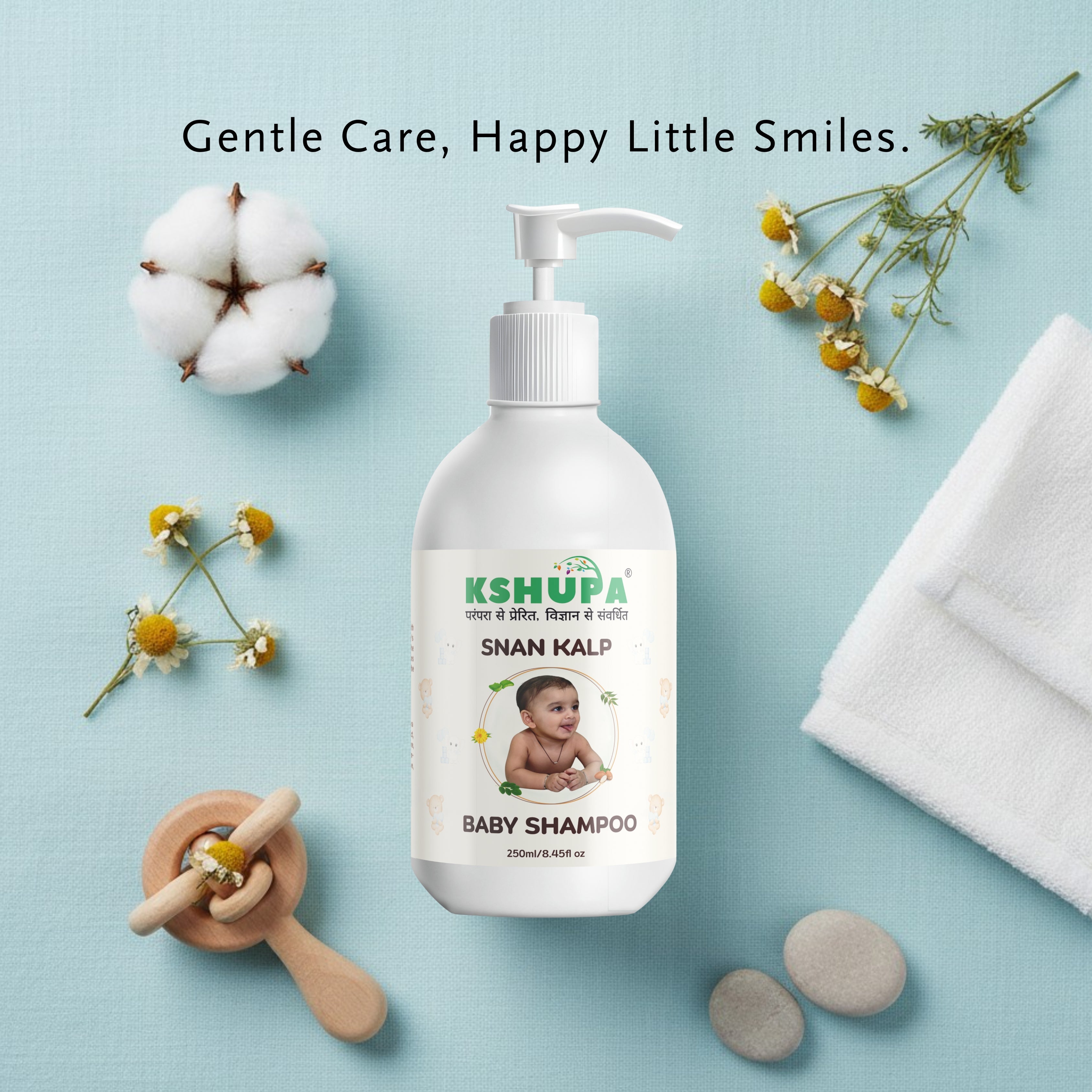 Baby Care Combo | Massage Oil (200 ml) + Baby Shampoo (250 ml)
