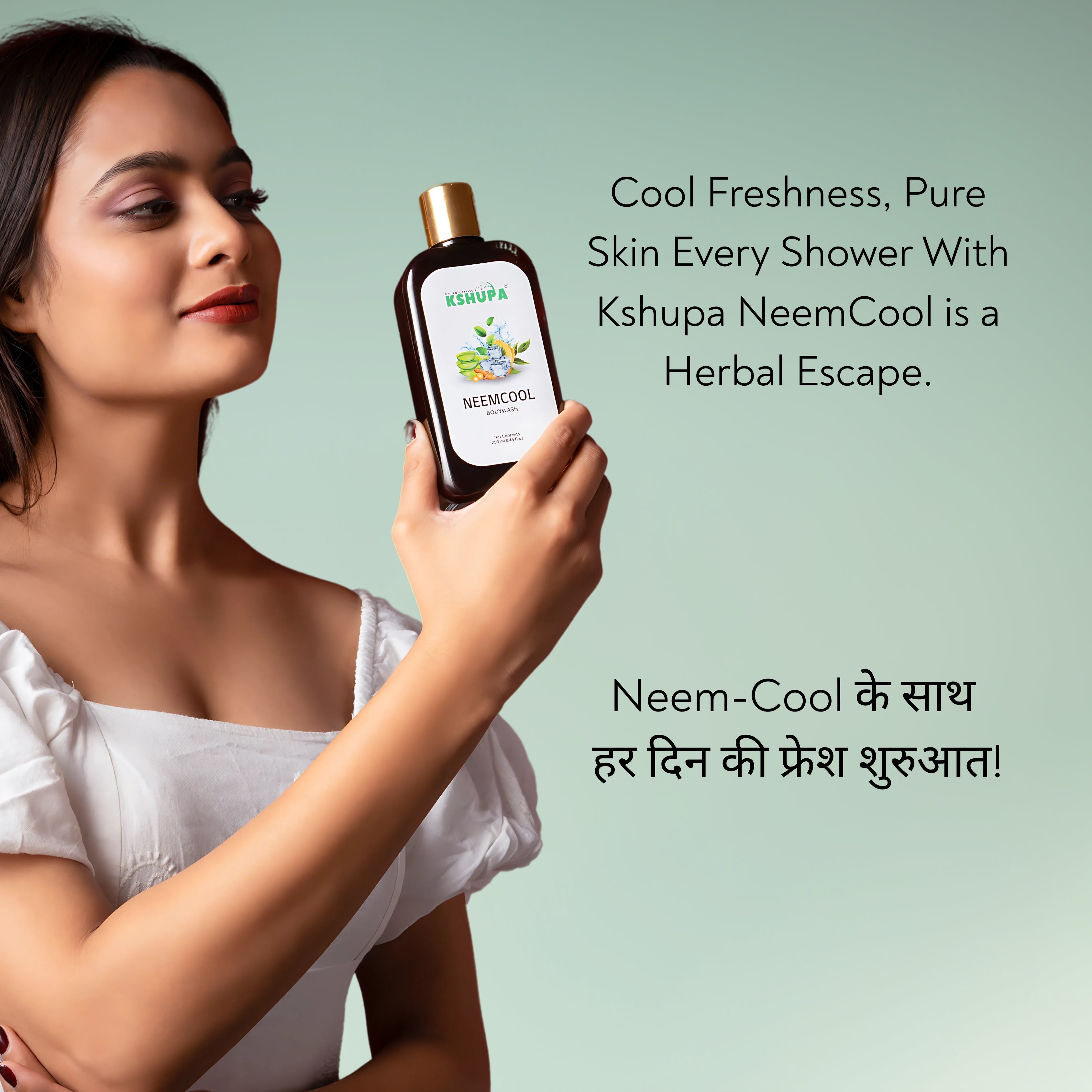 Neem-Cool Body Wash | Neem & Mint Herbal Shower Gel