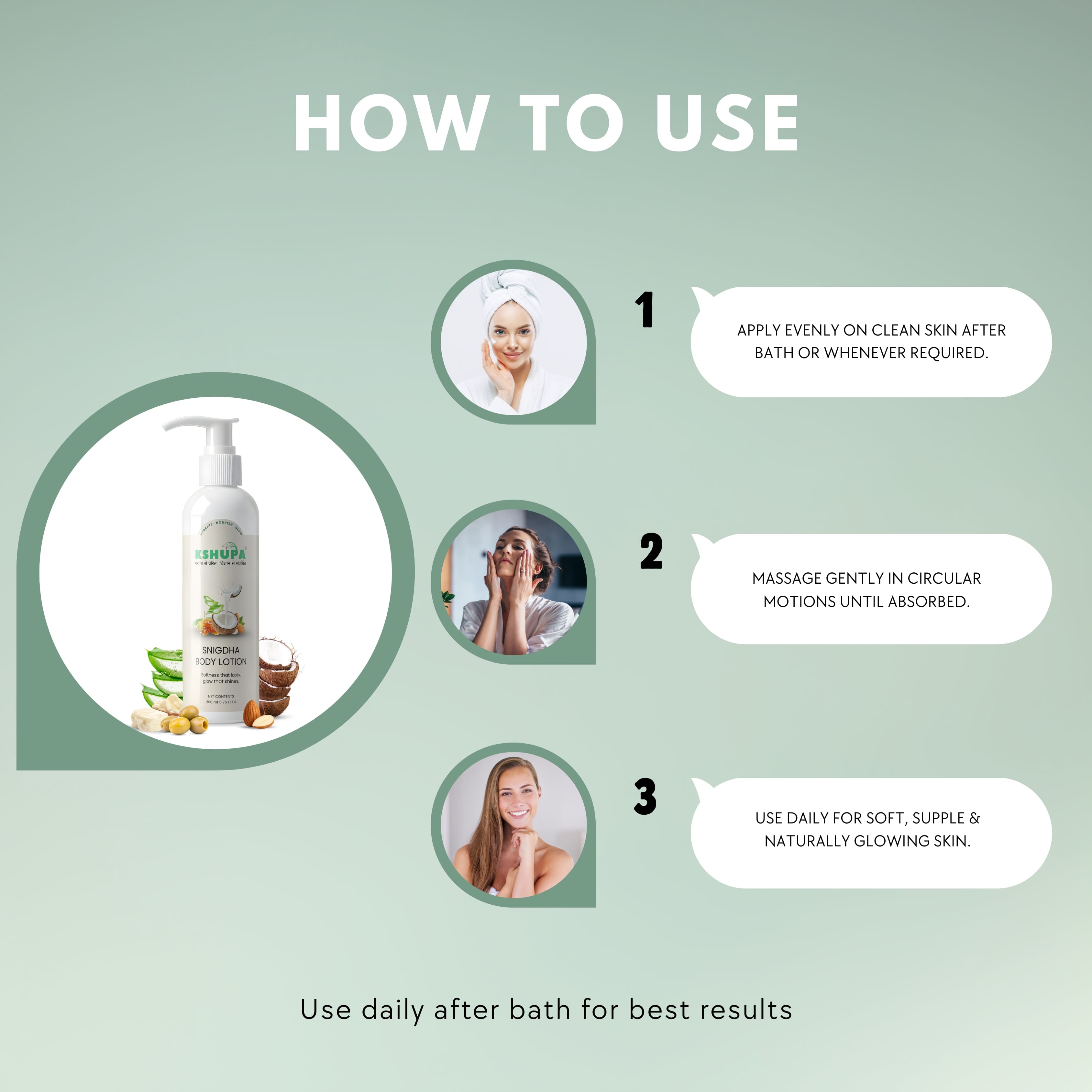 Snigdha Body Lotion | Shea Butter & Aloe Vera