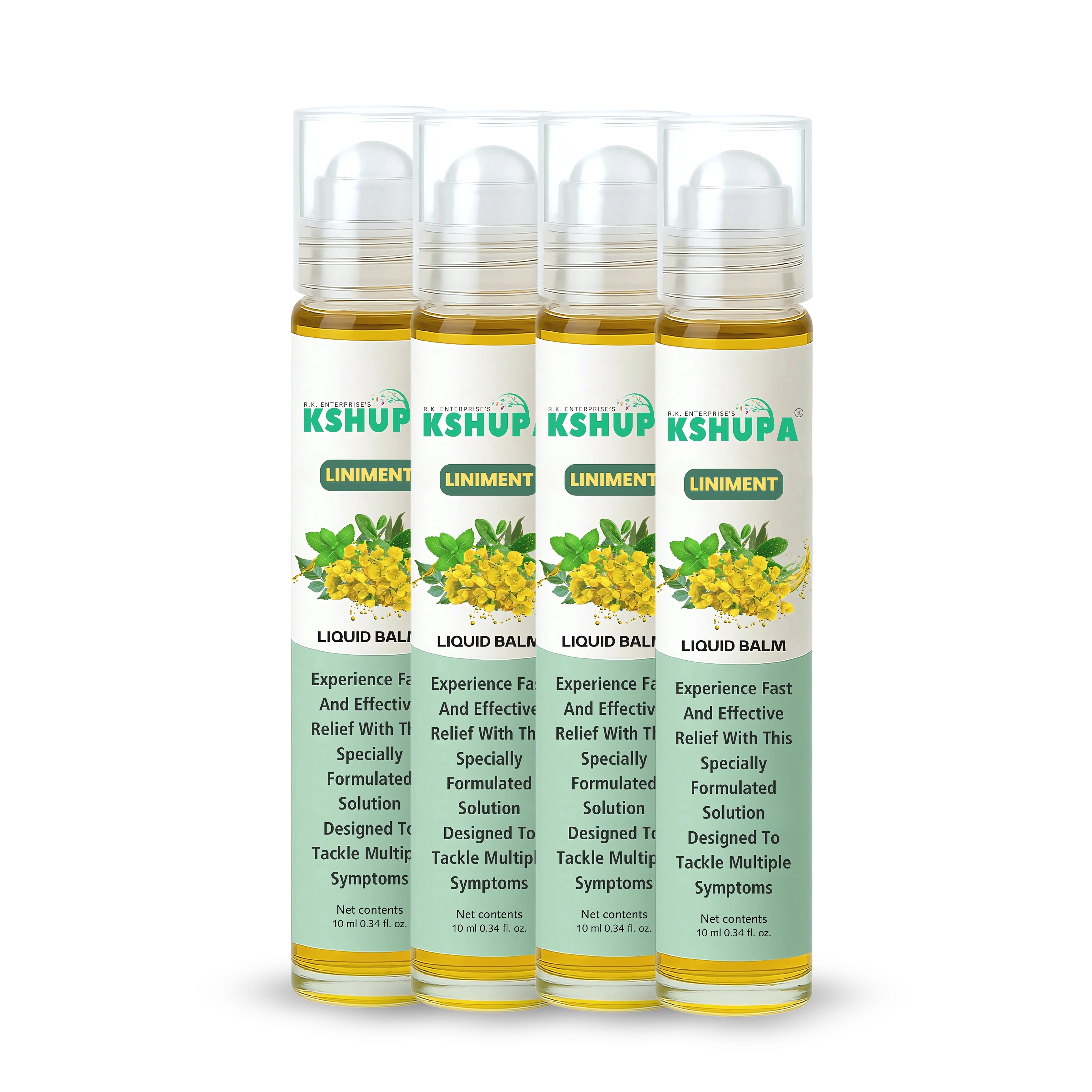 Herbal Liquid Balm | Headache, Pain & Cold Relief