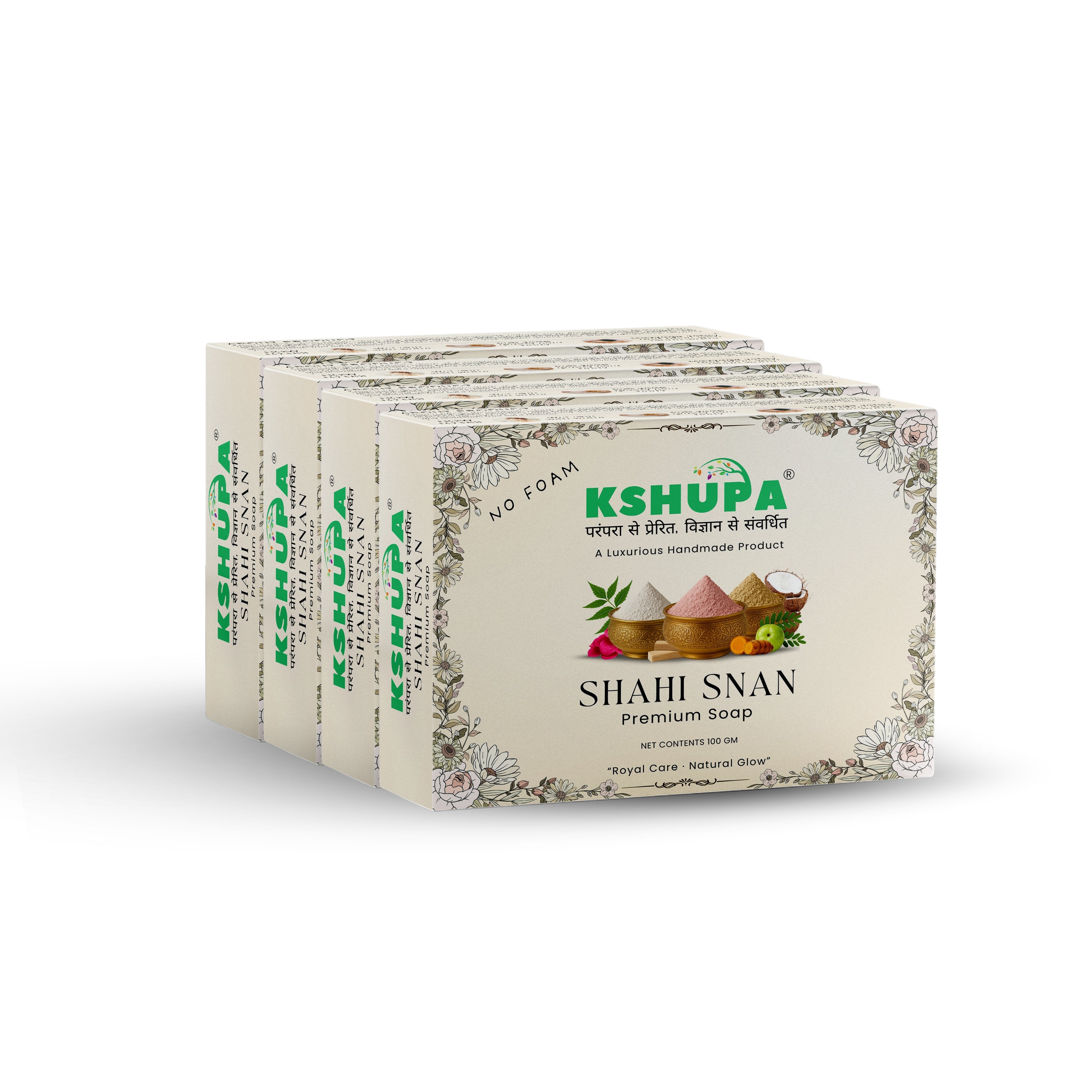 Shahi Snan Premium Ubtan Soap | Rose, Honey & Amla