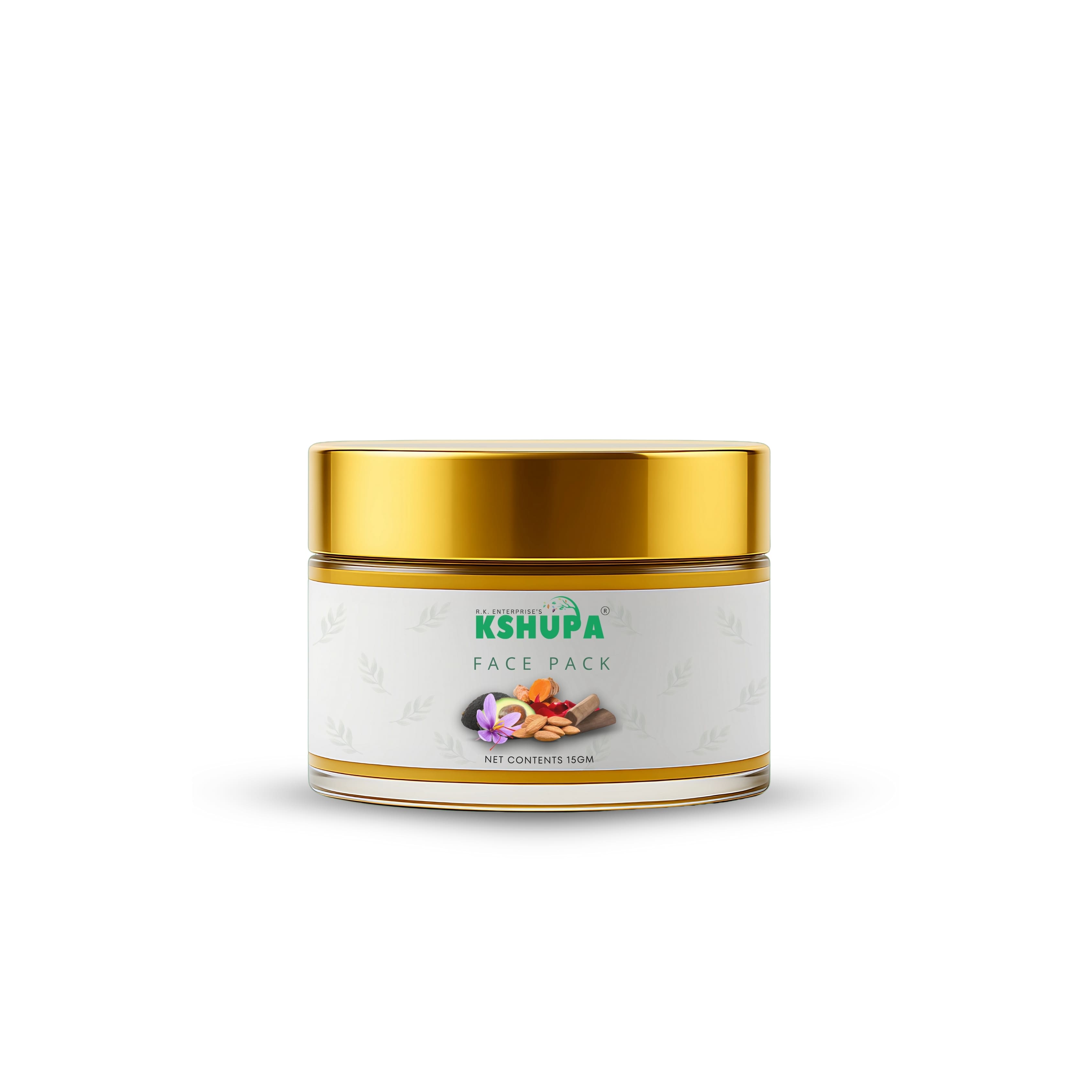 Natural Face Pack | Multani Mitti, Turmeric & Saffron