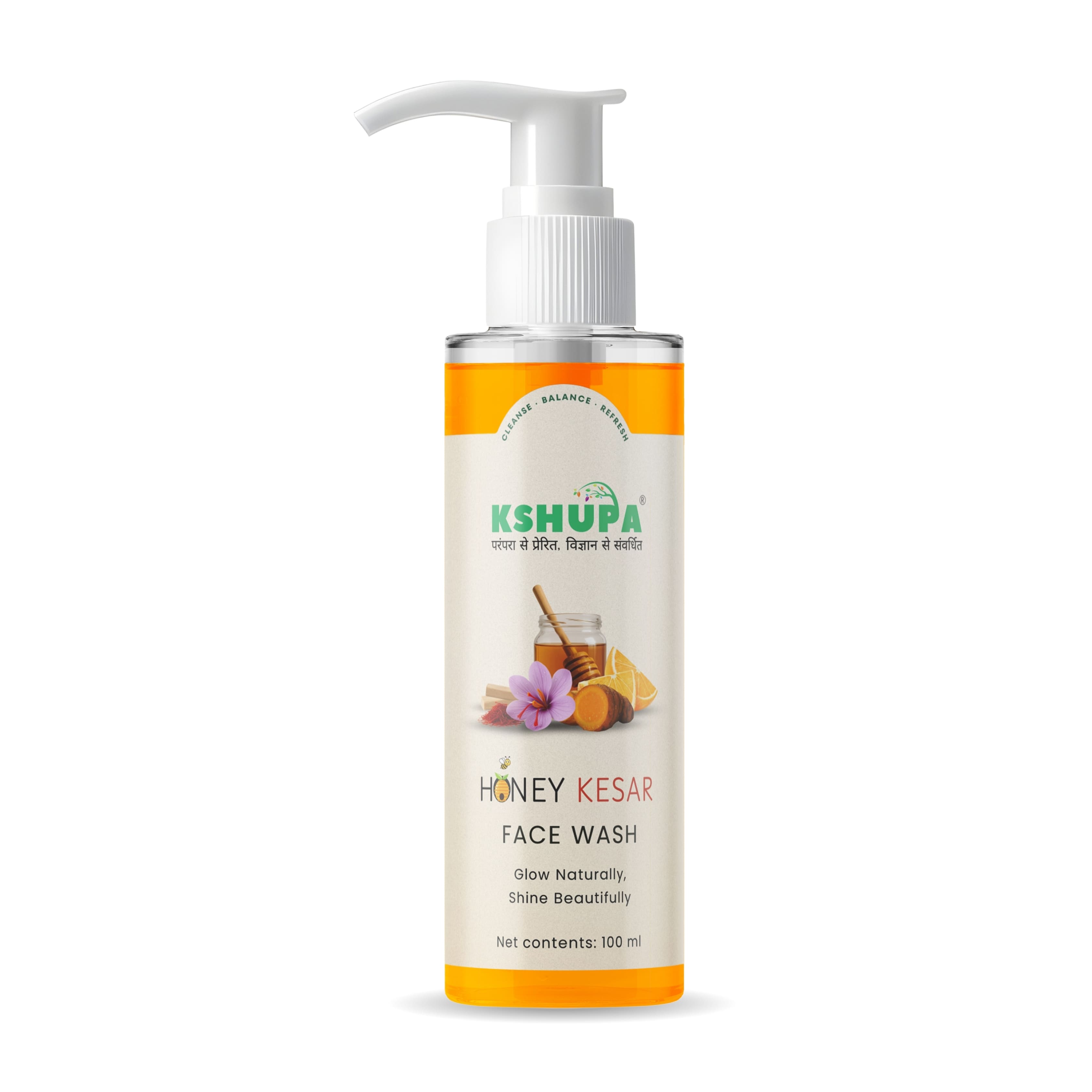 Honey Kesar Face Wash | Saffron & Honey for Glow
