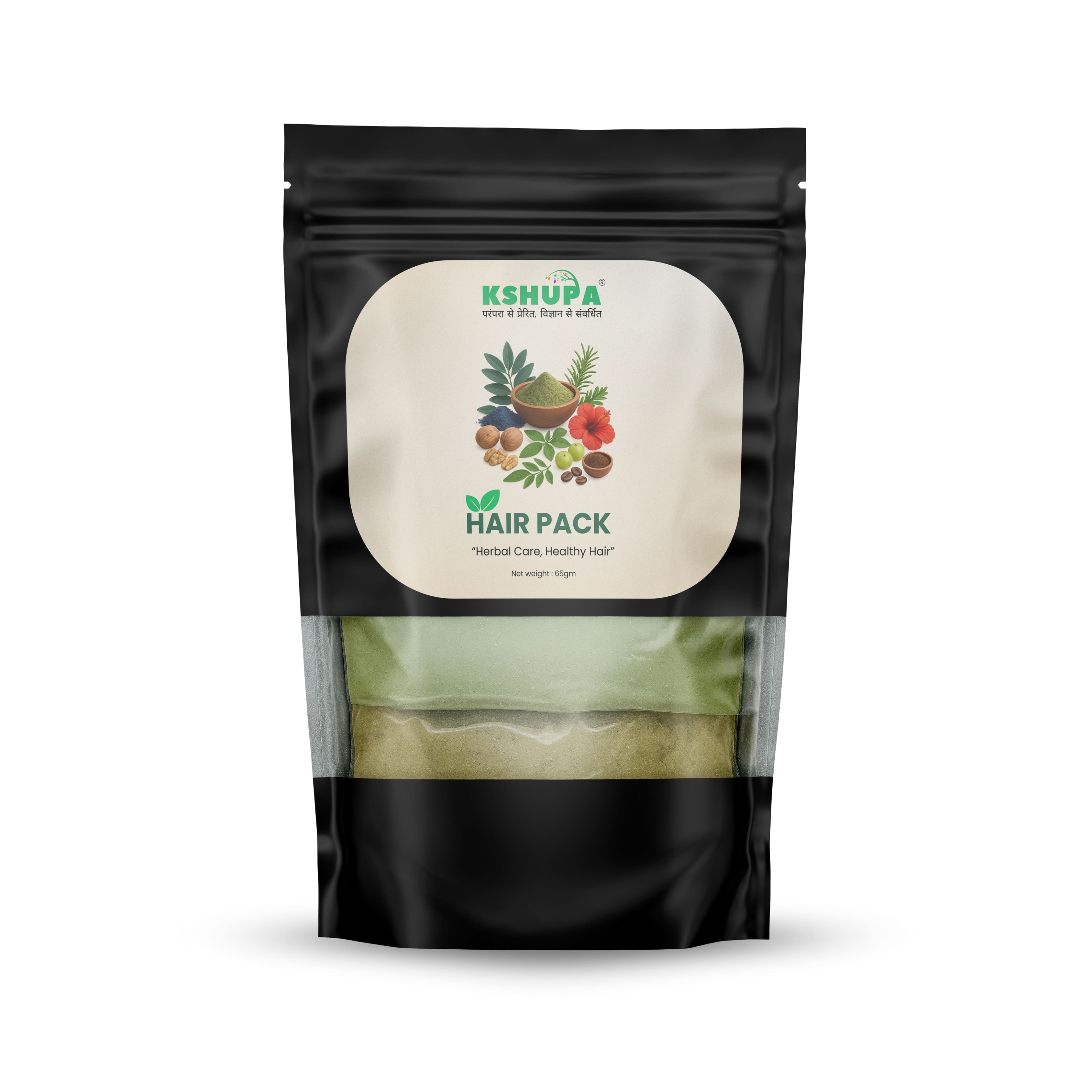 Ayurvedic Hair Pack | Indigo, Henna & Amla | Ammonia-Free, Shine & Greying Control