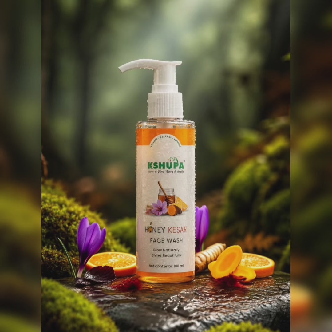 Honey Kesar Face Wash | Saffron & Honey for Glow