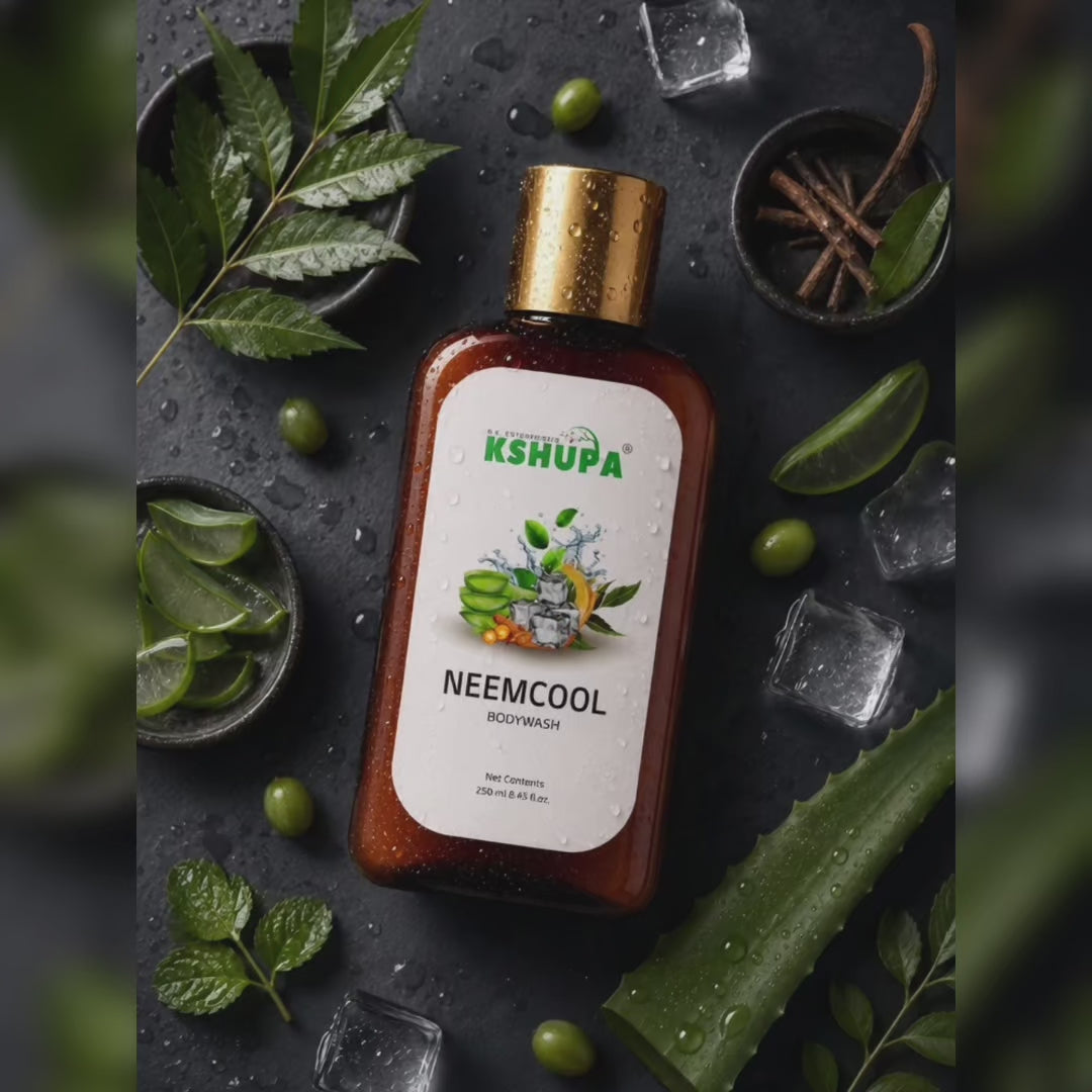 Neem-Cool Body Wash | Neem & Mint Herbal Shower Gel