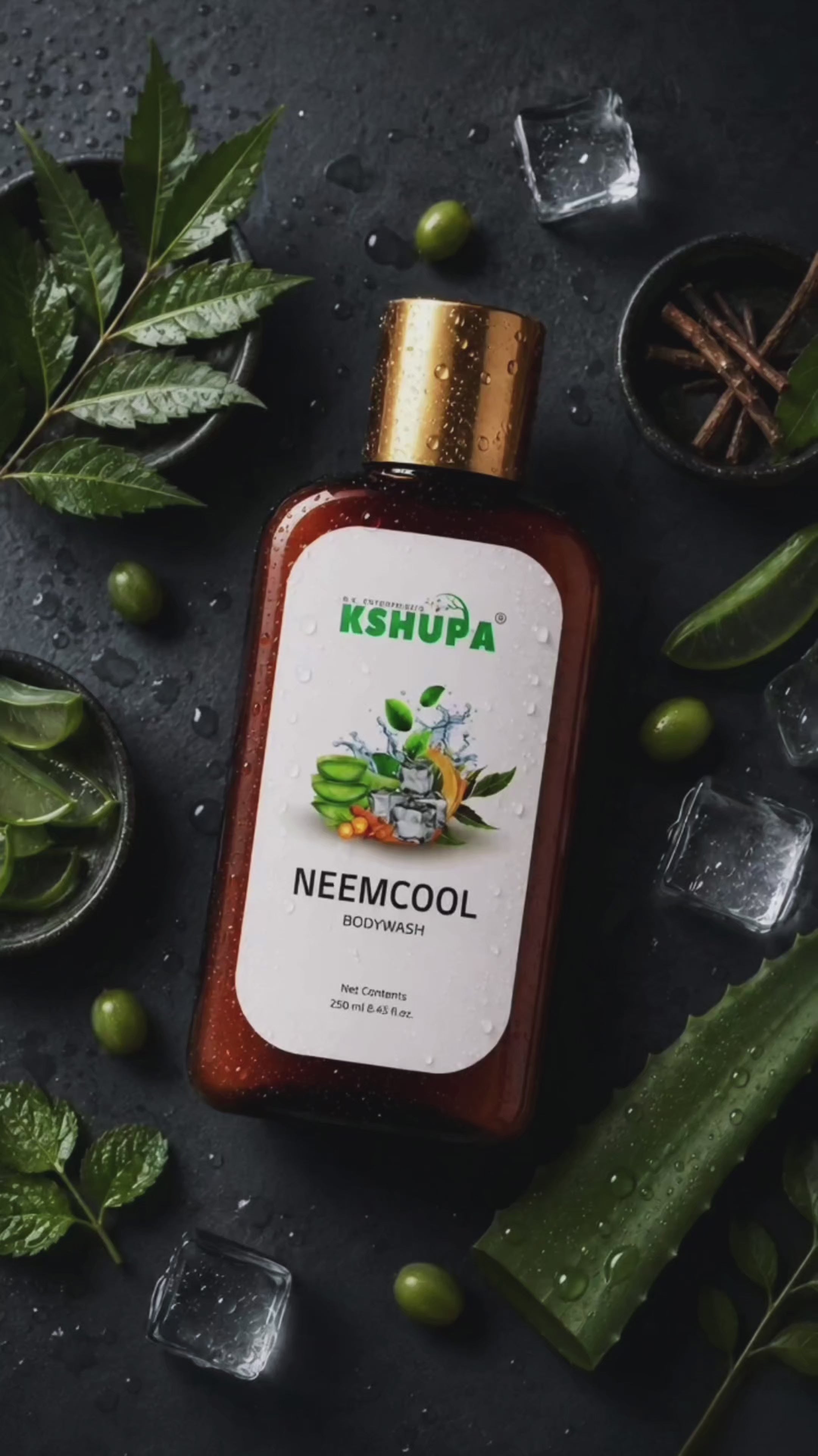 Neem-Cool Body Wash | Neem & Mint Herbal Shower Gel
