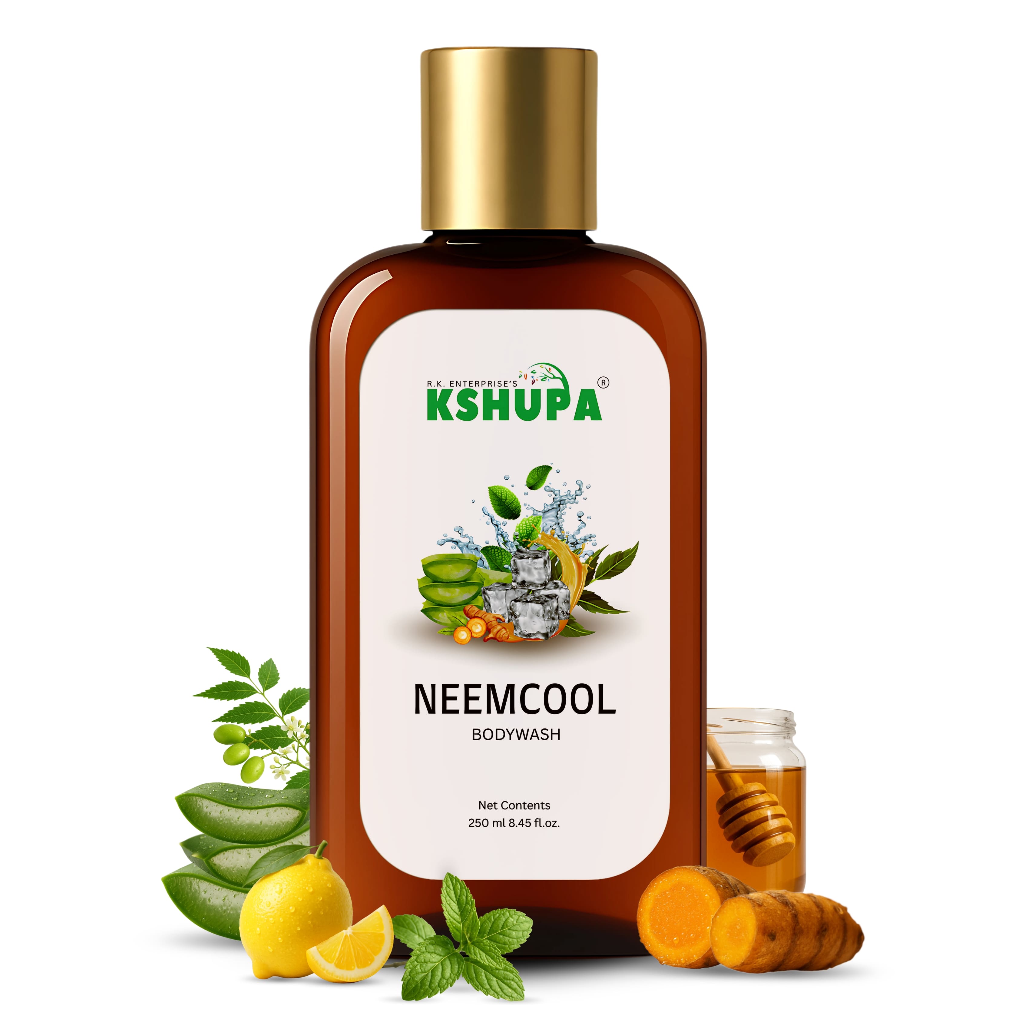 Neem-Cool Body Wash | Neem & Mint Herbal Shower Gel